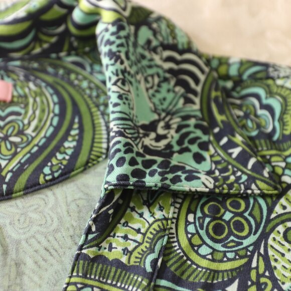 Lilly Pulitzer Blayney Dress "Master of the House" Print Size 10 3/4 Sleeve - Picture 16 of 16